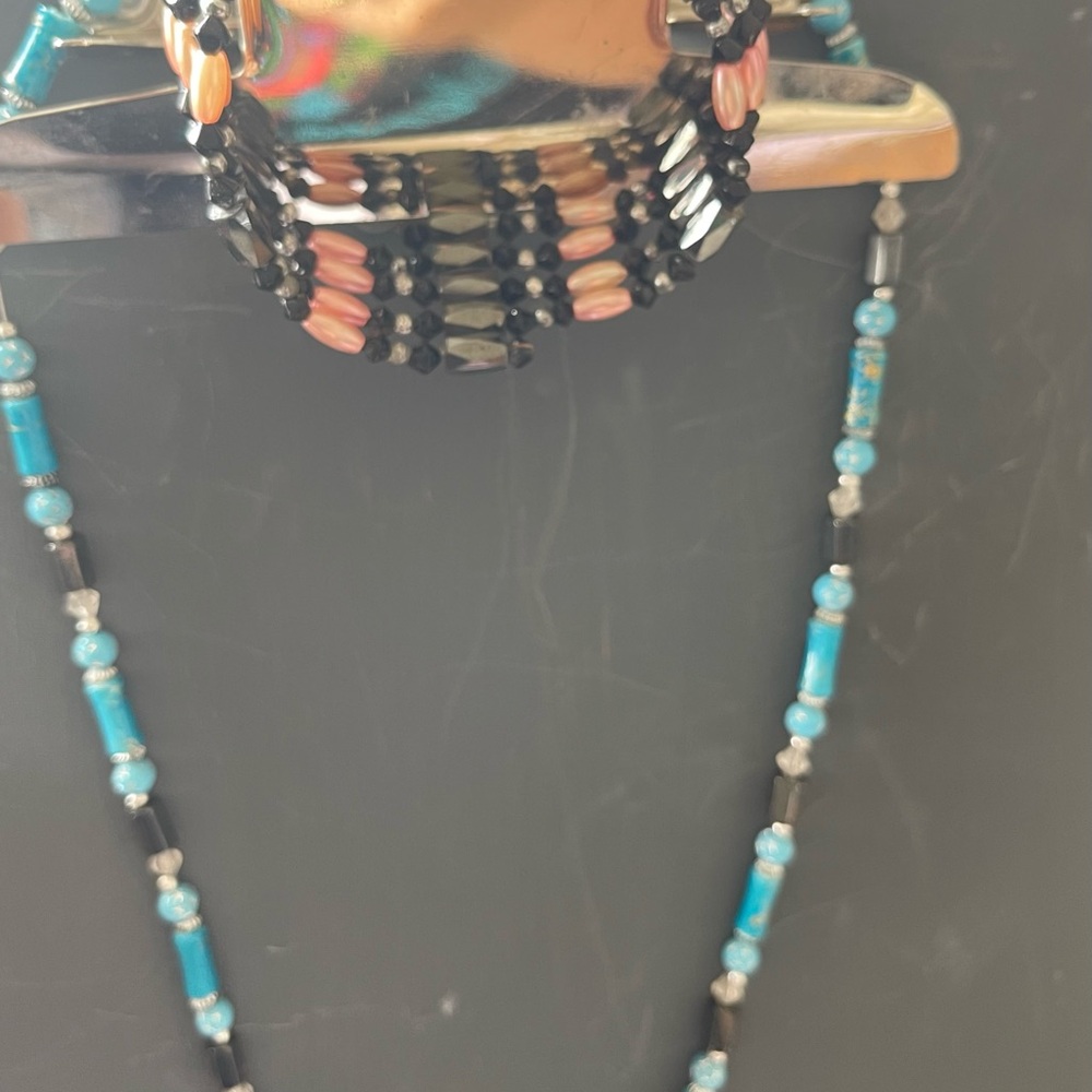 Magnetic bracelets set of two